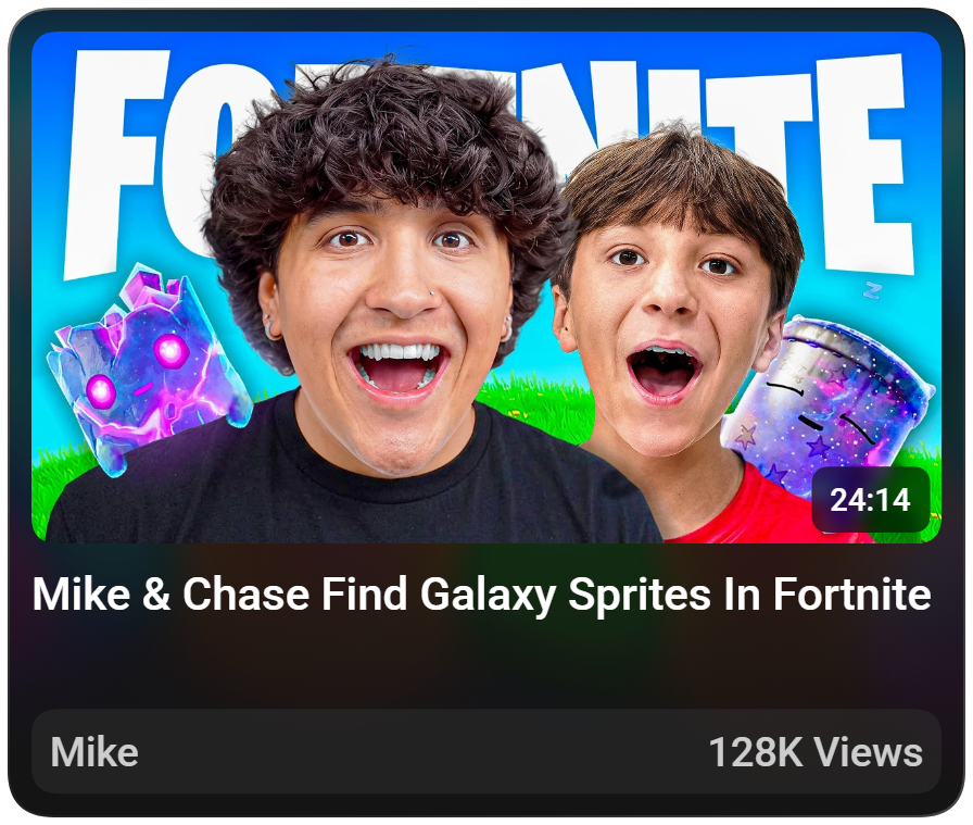 Mike high performing thumbnail